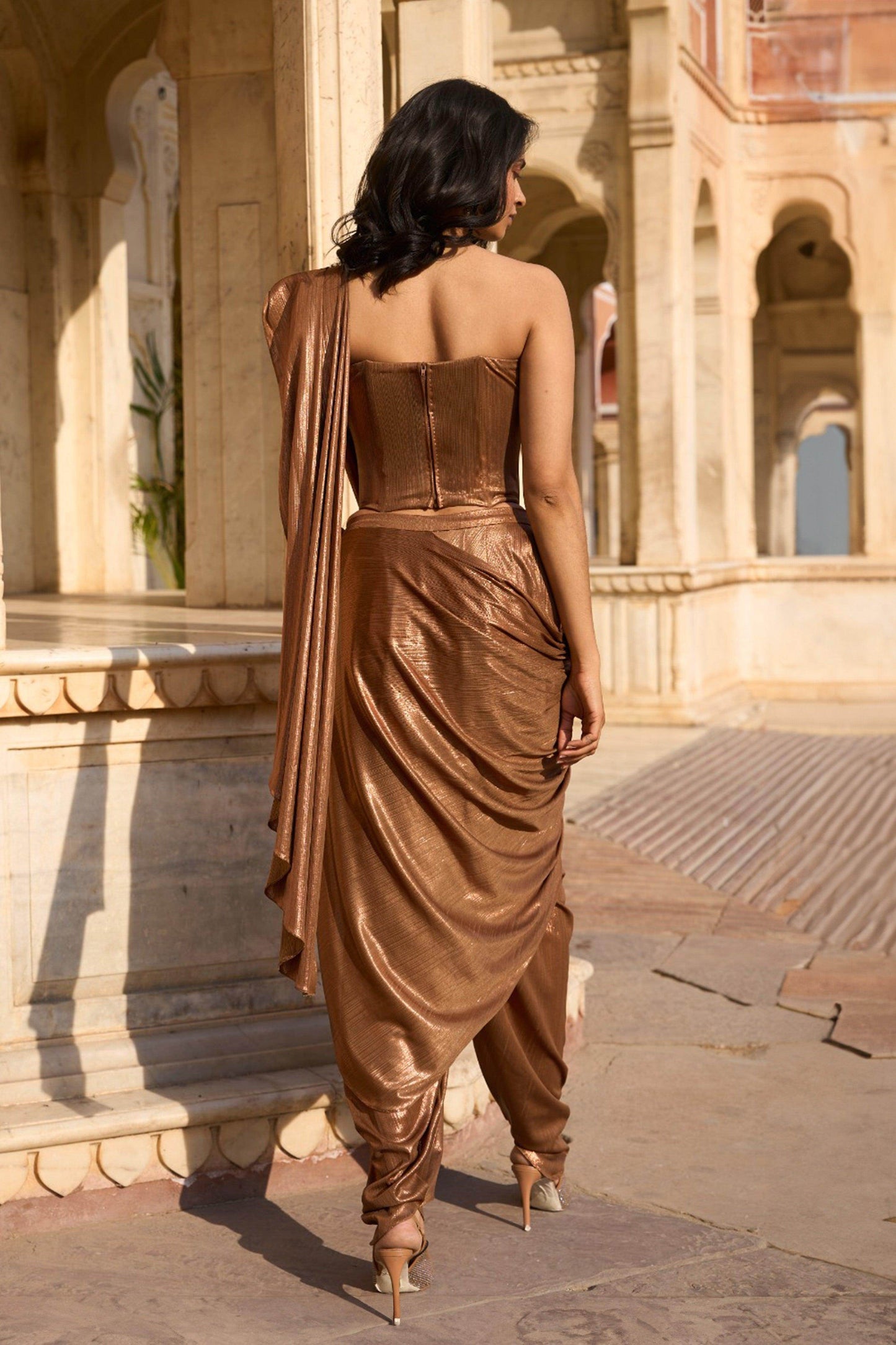 SARI DRAPE CORSET & PANT - dash and dot