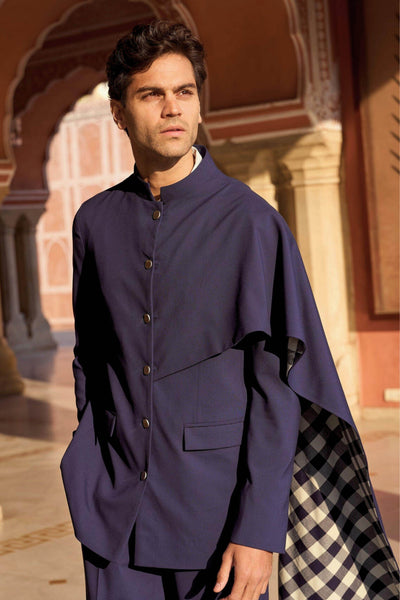 DRAPED PANEL SUIT - dash and dot