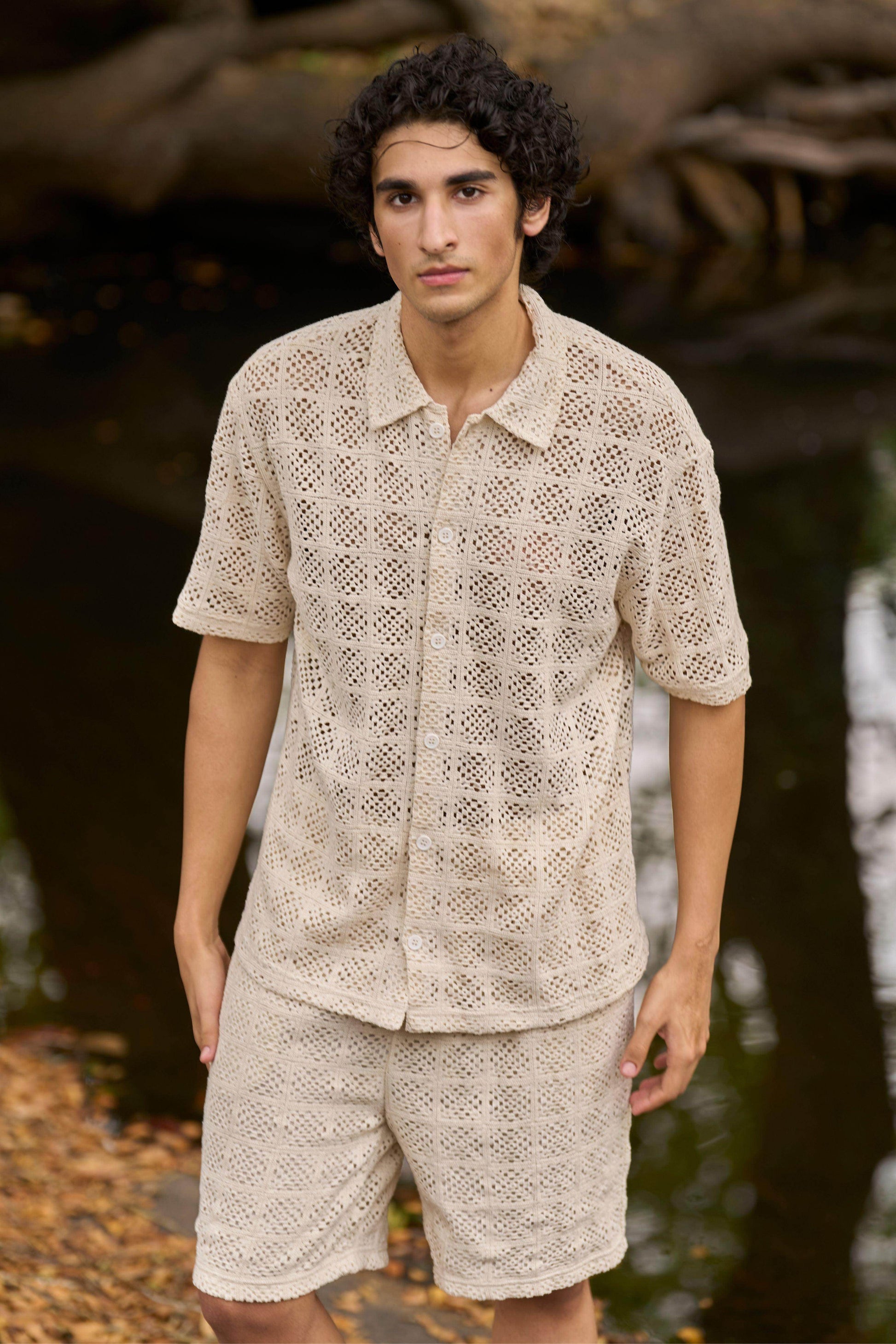 CROCHET SHORTS SET - dash and dot