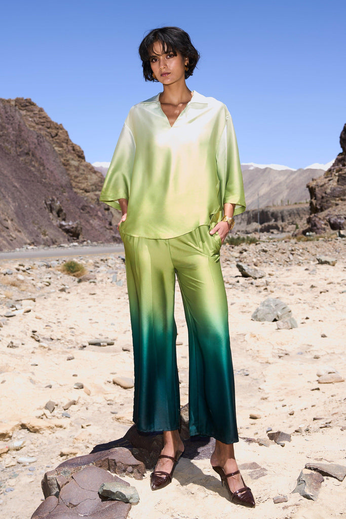 OMBRÉ SATIN PANT - dash and dot dash and dot