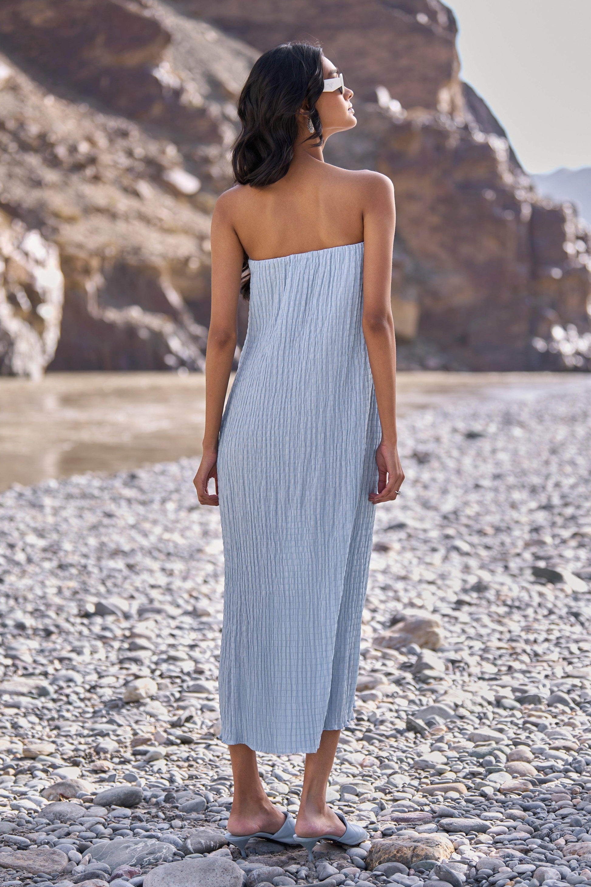 CRUSHED CRINKLED MIDI - dash and dot