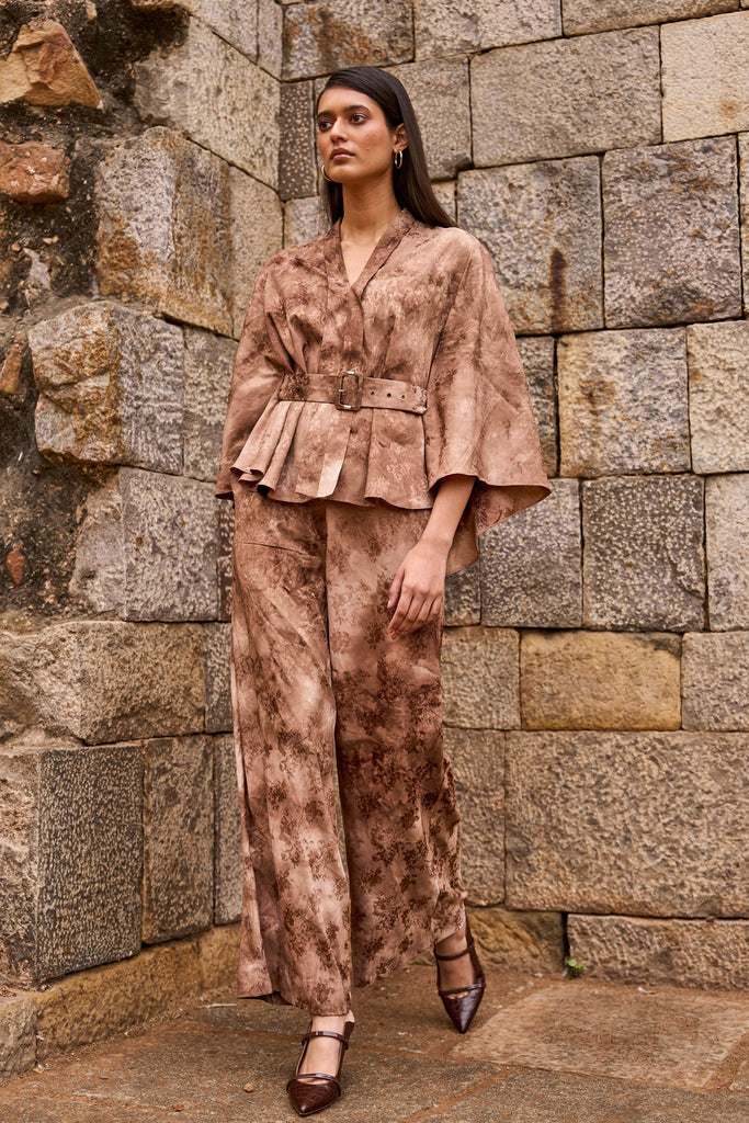 JACQUARD STRAIGHT PANT - dash and dot dash and dot