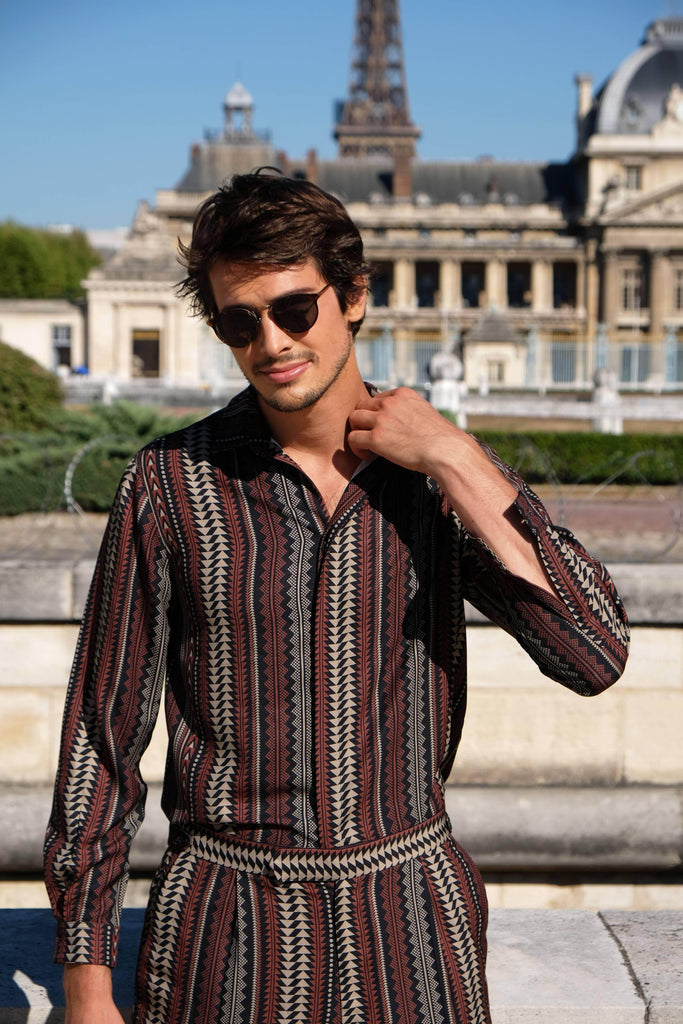 BATIK PRINT SET - dash and dot dash and dot