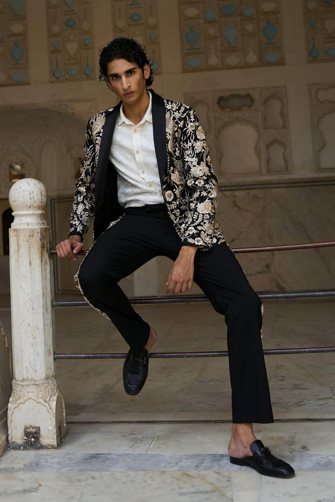 EMBROIDERED JACKET, SHIRT AND PANT - dash and dot dash and dot