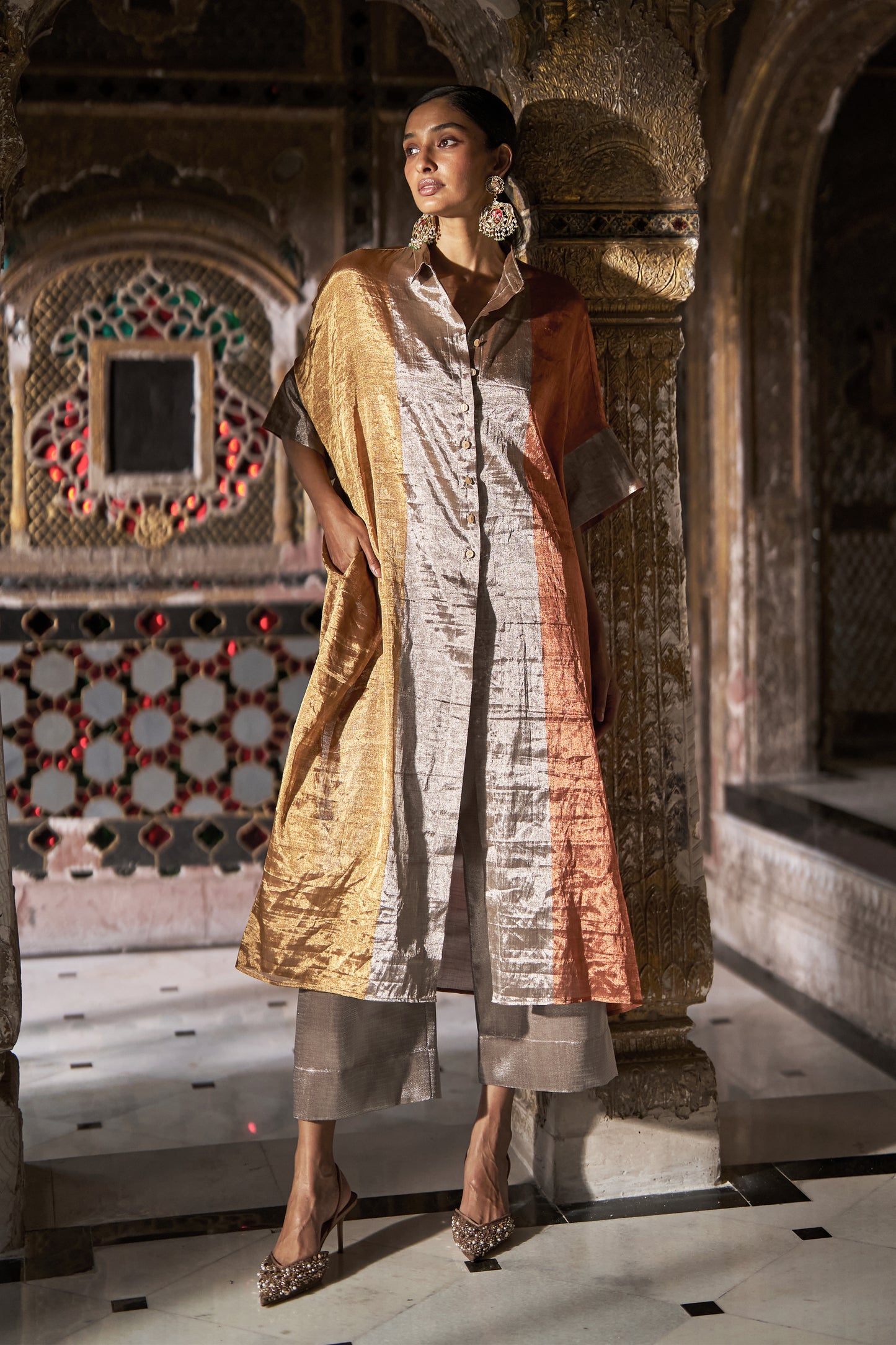 BENARES BROCADE PANT