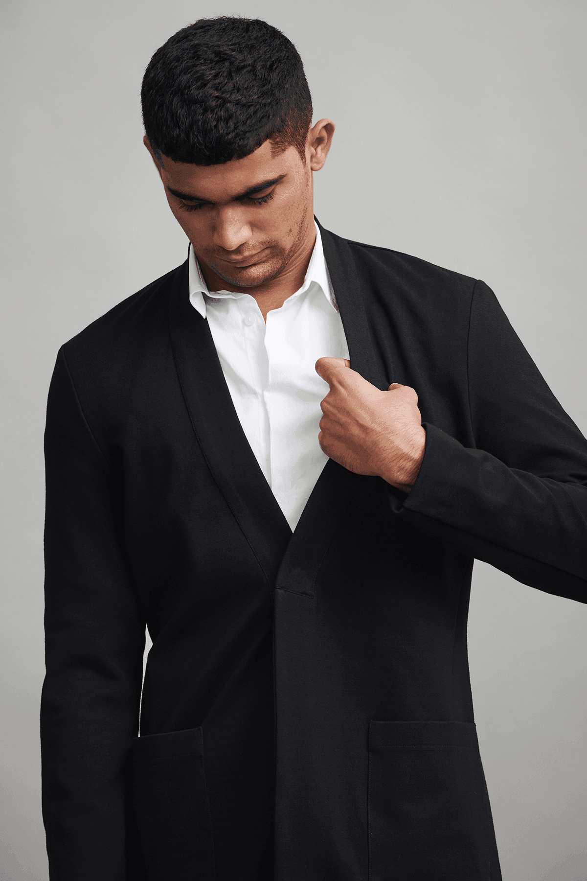 BLACK KNITTED CO-ORD SET - dash and dot