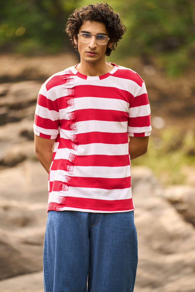 SINKER LINE TEE - dash and dot dash and dot