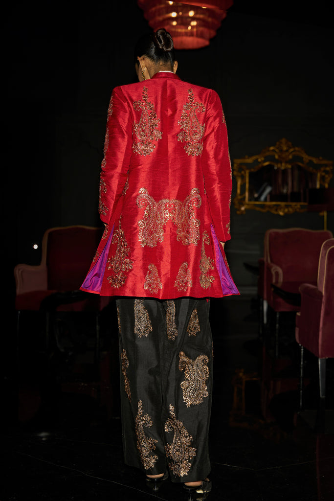 EMBROIDERED PAISLEY PANT dash and dot