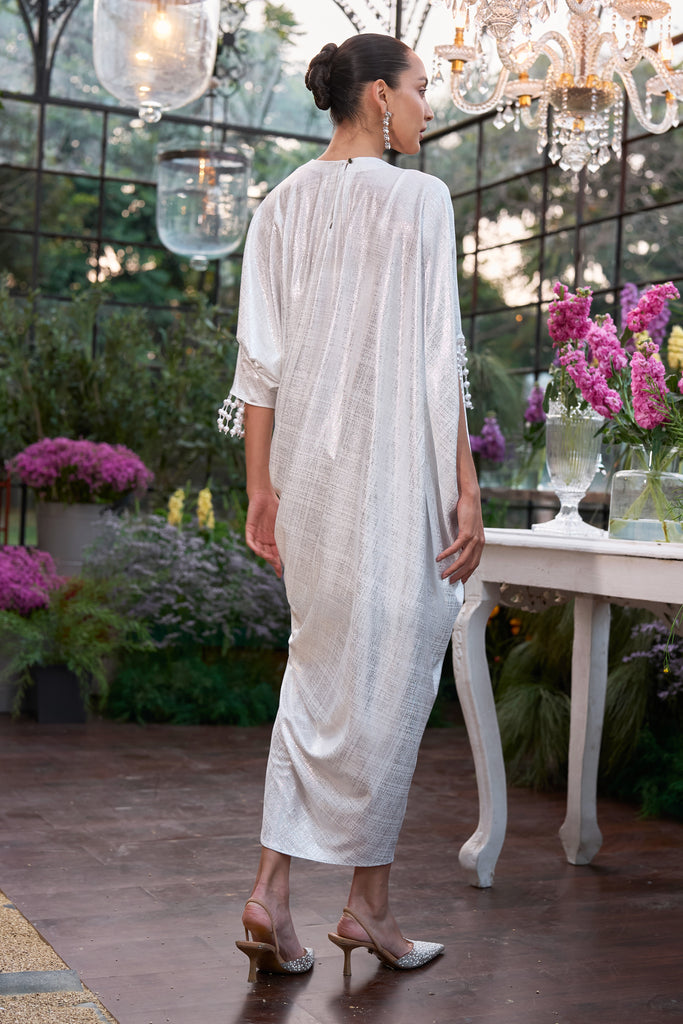 DRAPED PEARL KAFTAN dash and dot