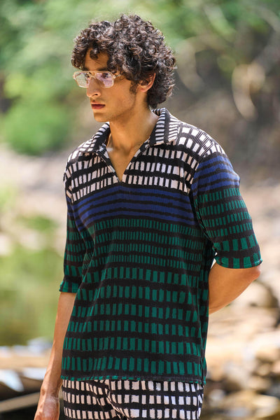 PLEATED SHORTS SET - dash and dot