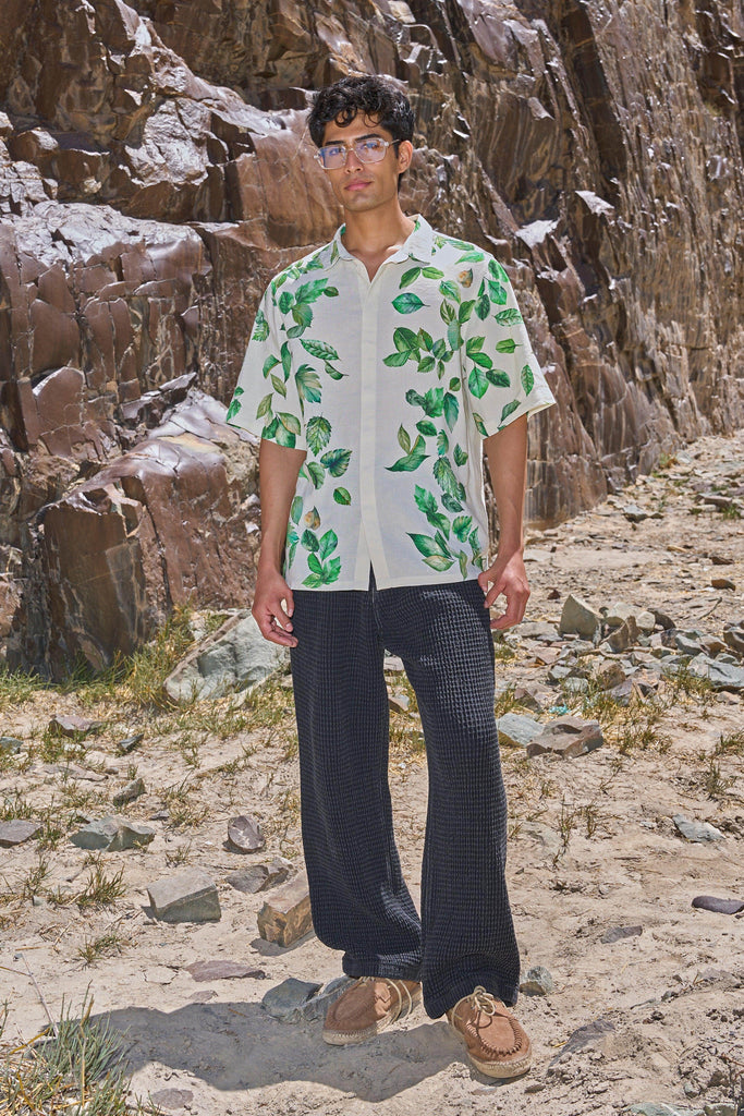 WASHED TEXTURED PANT - dash and dot dash and dot