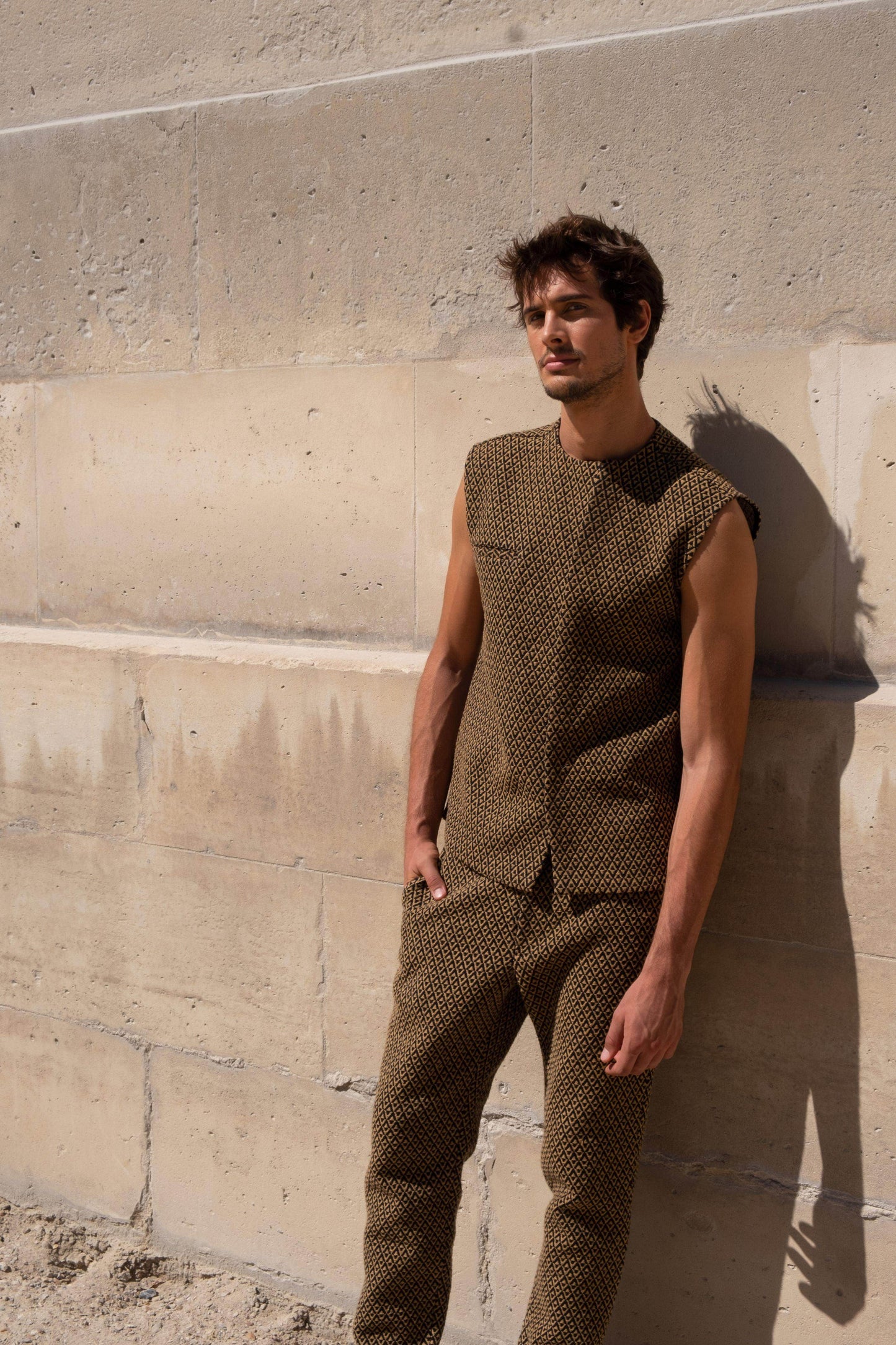 GEO JACQUARD JACKET SET - dash and dot