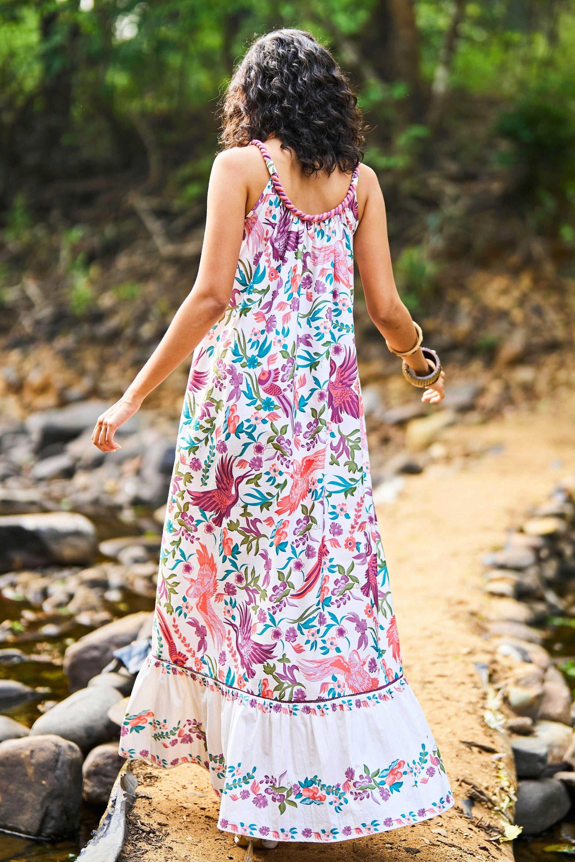 PRINTED PASTEL MAXI - dash and dot