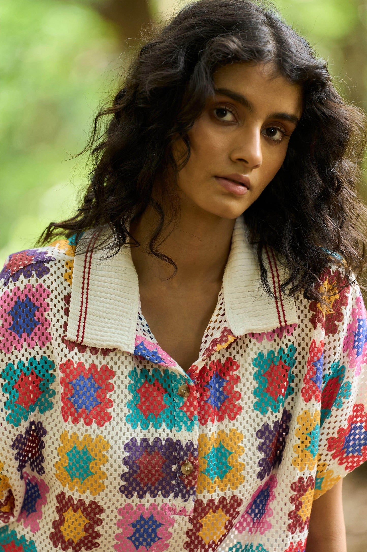 CROCHET PRINT MIDI - dash and dot