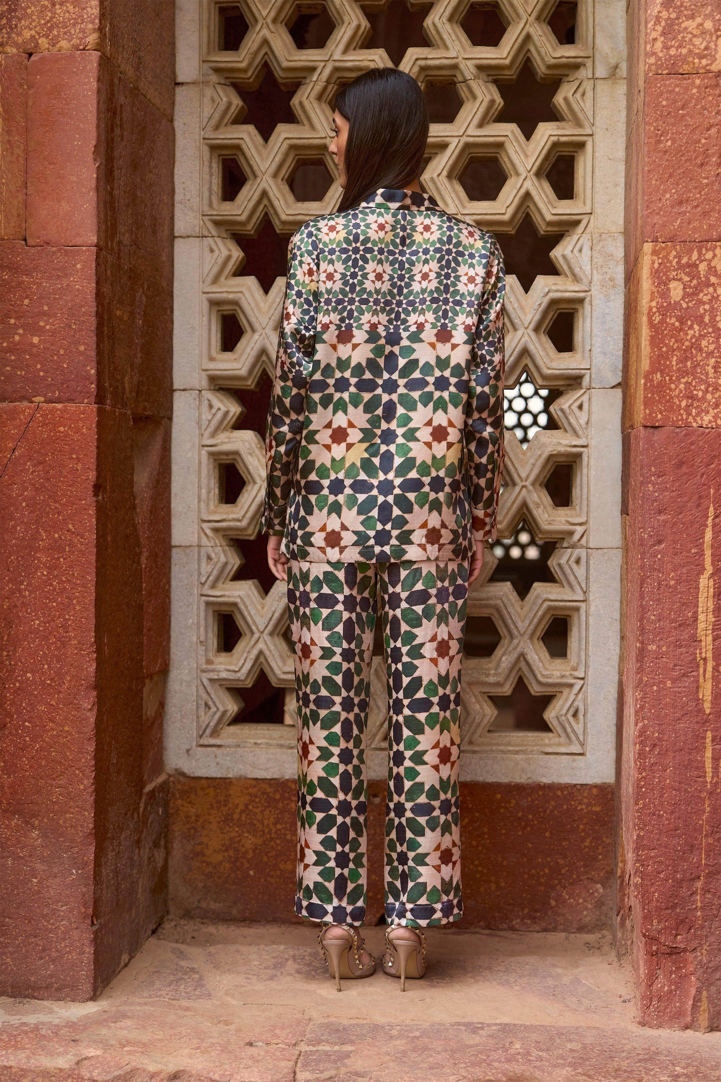 MOSAIC PRINT SET - dash and dot