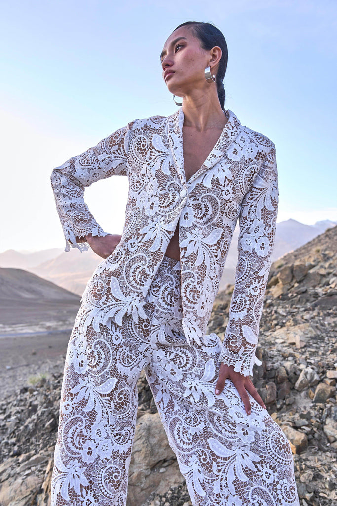 SCALLOPED LACE PANT - dash and dot dash and dot