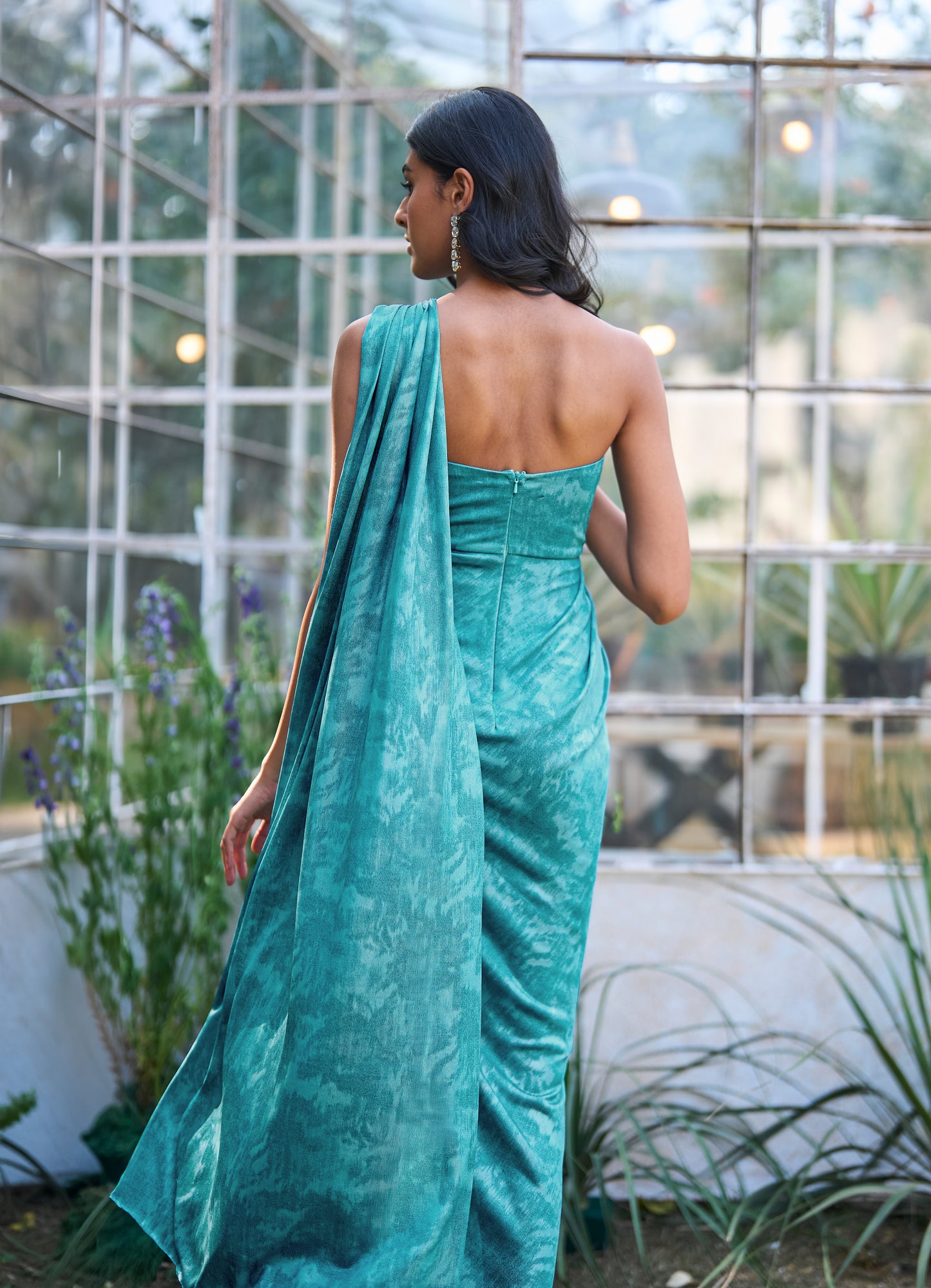 SARI DRAPE GOWN