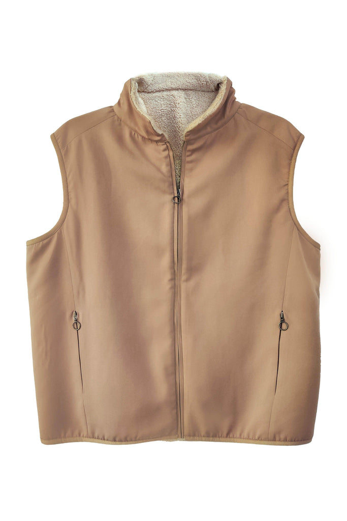 REVERSIBLE SHERPA GILET - dash and dot dash and dot