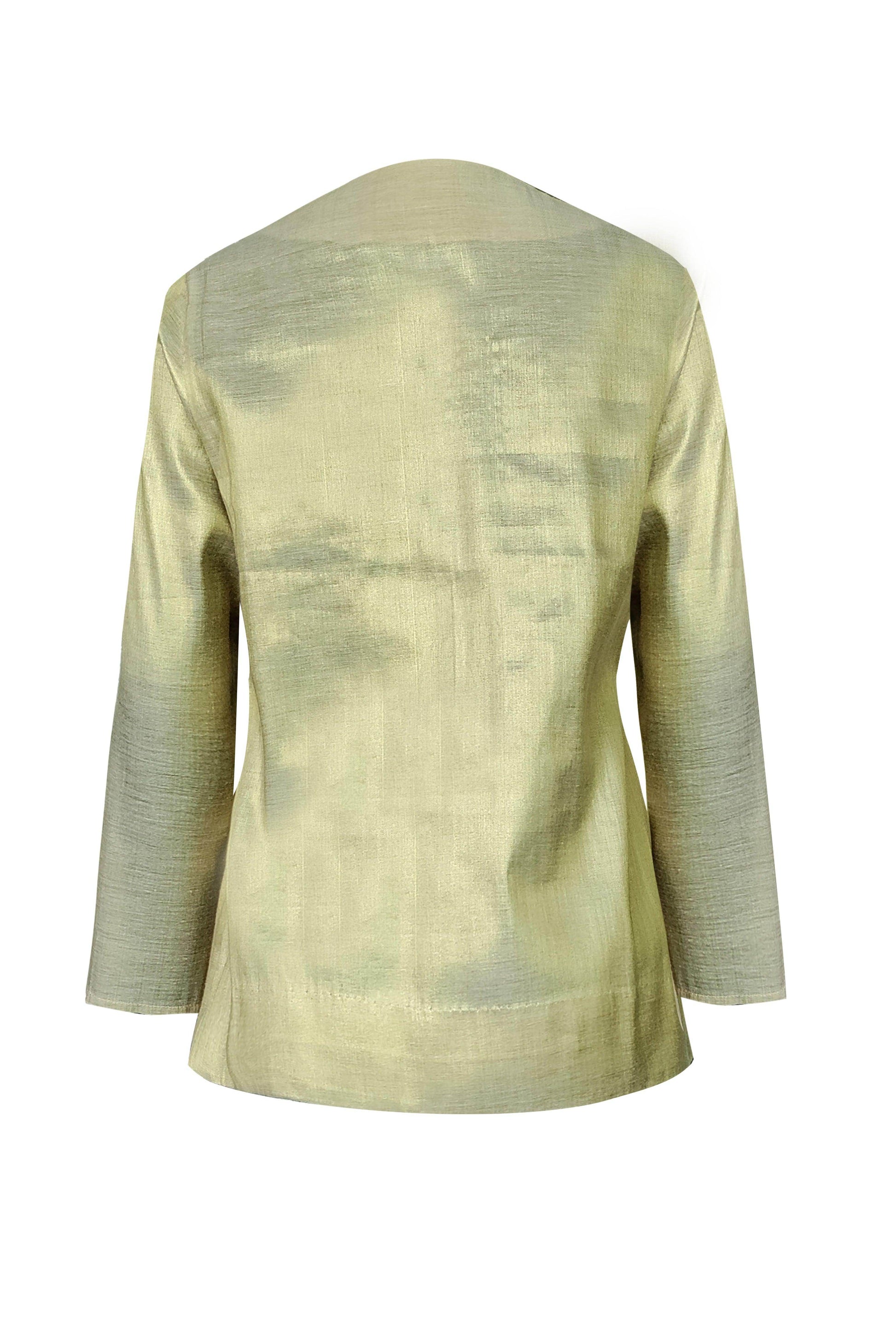 SHIMMER WRAP TOP - dash and dot