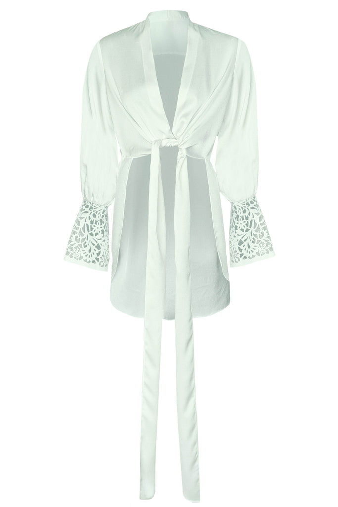 CUTWORK CUFF TOP - dash and dot dash and dot