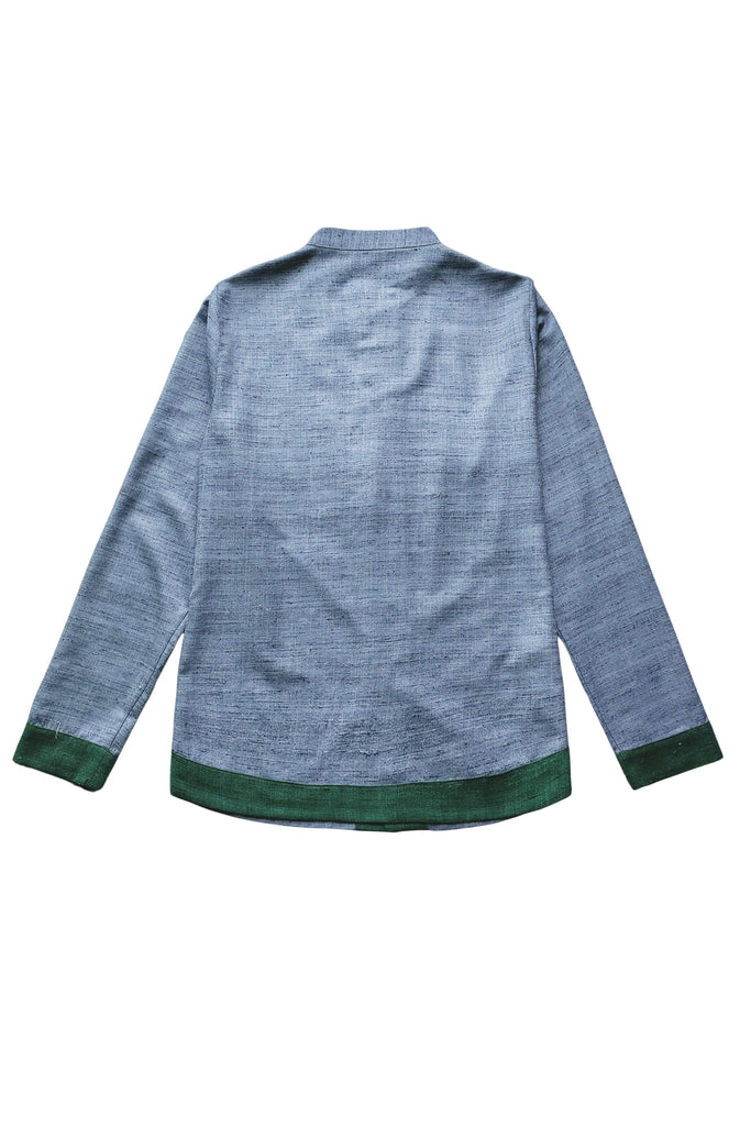 CONTRAST PANEL SHIRT - dash and dot dash and dot