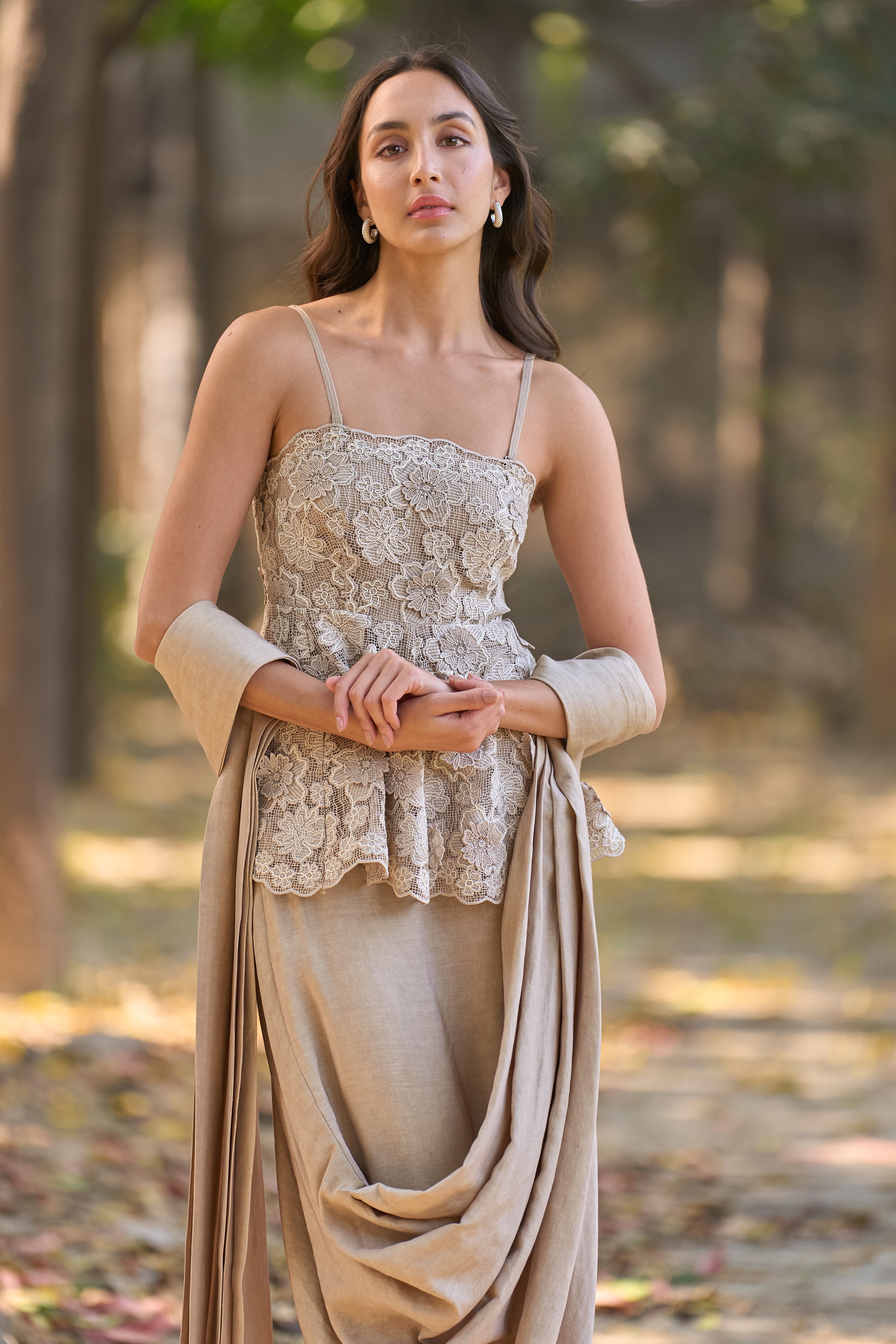 Dash and Dot - EMBROIDERED LACE PEPLUM TOP | Online Store – dash