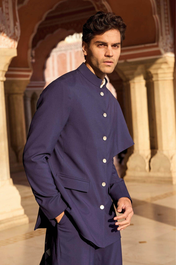 DRAPED PANEL SUIT - dash and dot dash and dot