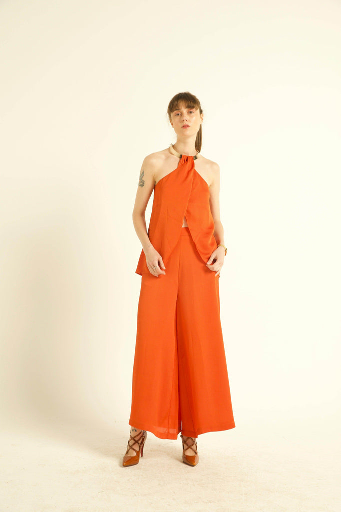 FRONT OVERLAP PANT - dash and dot dash and dot