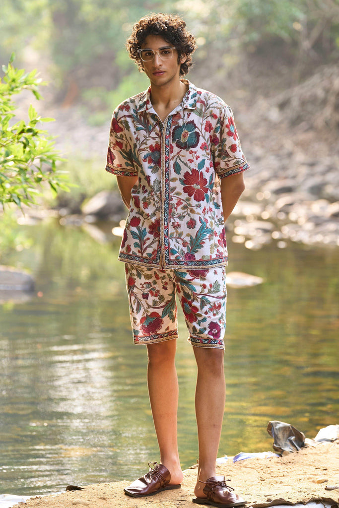 SUMMER BORDER SHORTS SET - dash and dot dash and dot