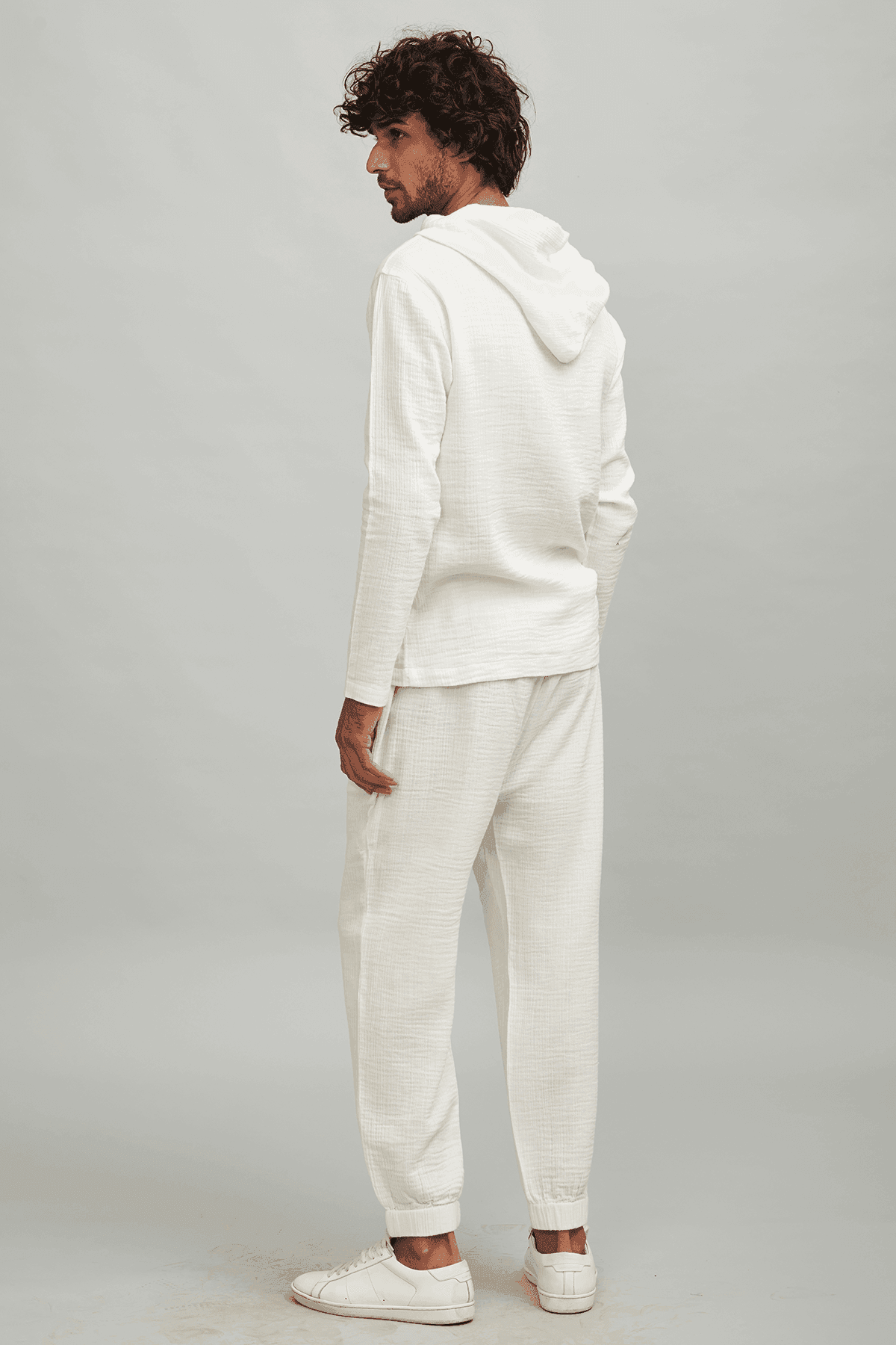 CRINKLE COTTON COORD SET - dash and dot