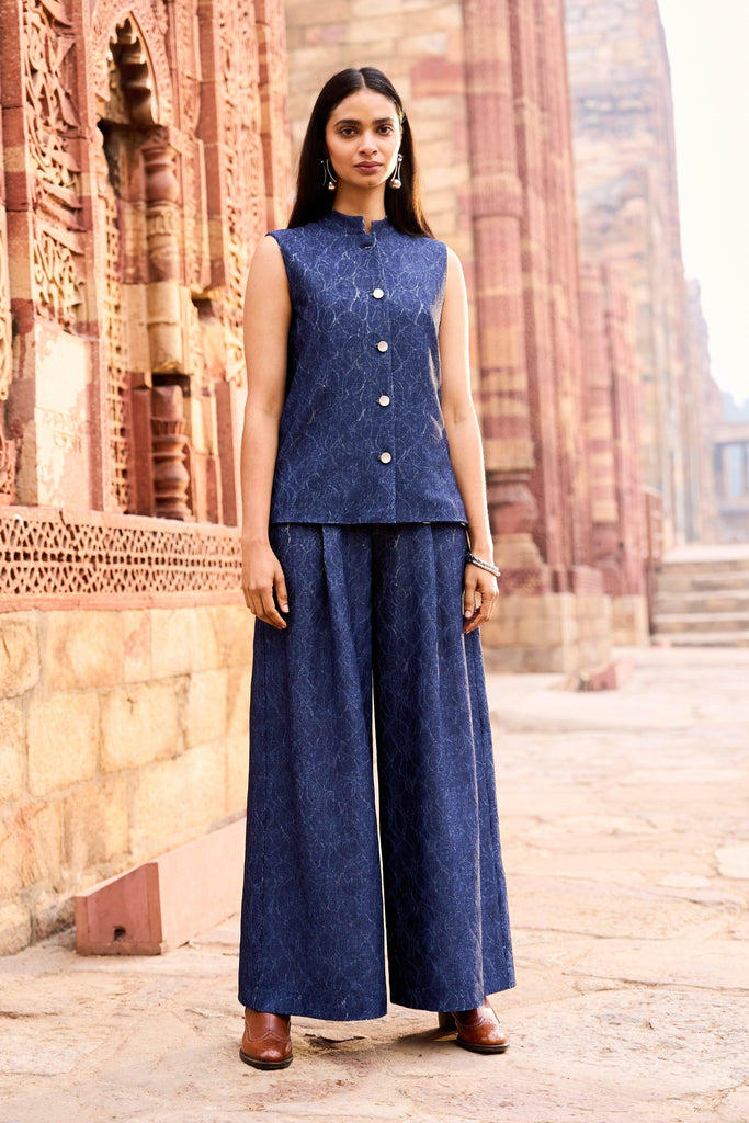 DENIM LACE PANT - dash and dot dash and dot