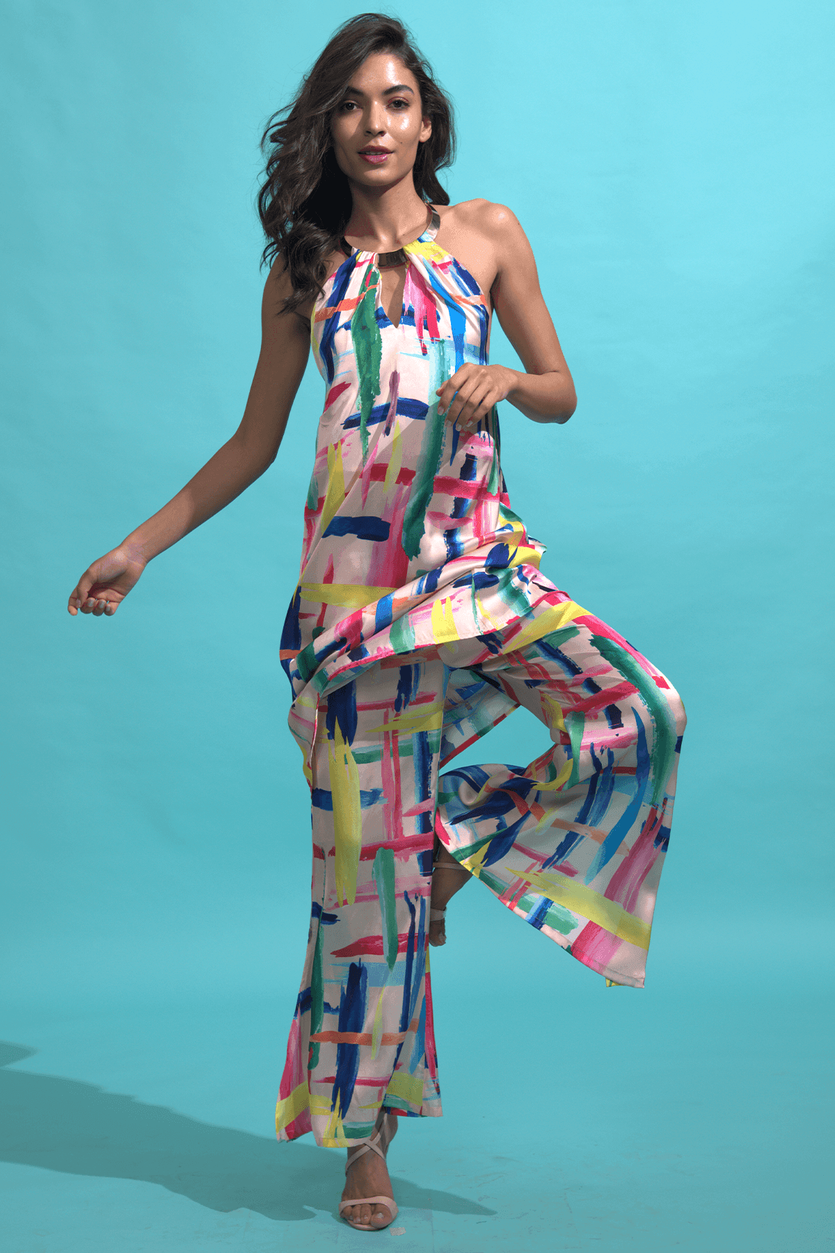 BRUSH STROKE CHOKER TOP - dash and dot