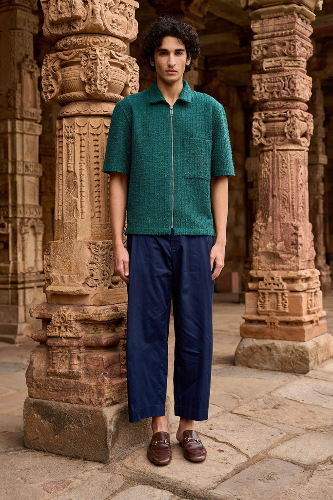 TEXTURED KNIT HALF SLEEVE - dash and dot dash and dot