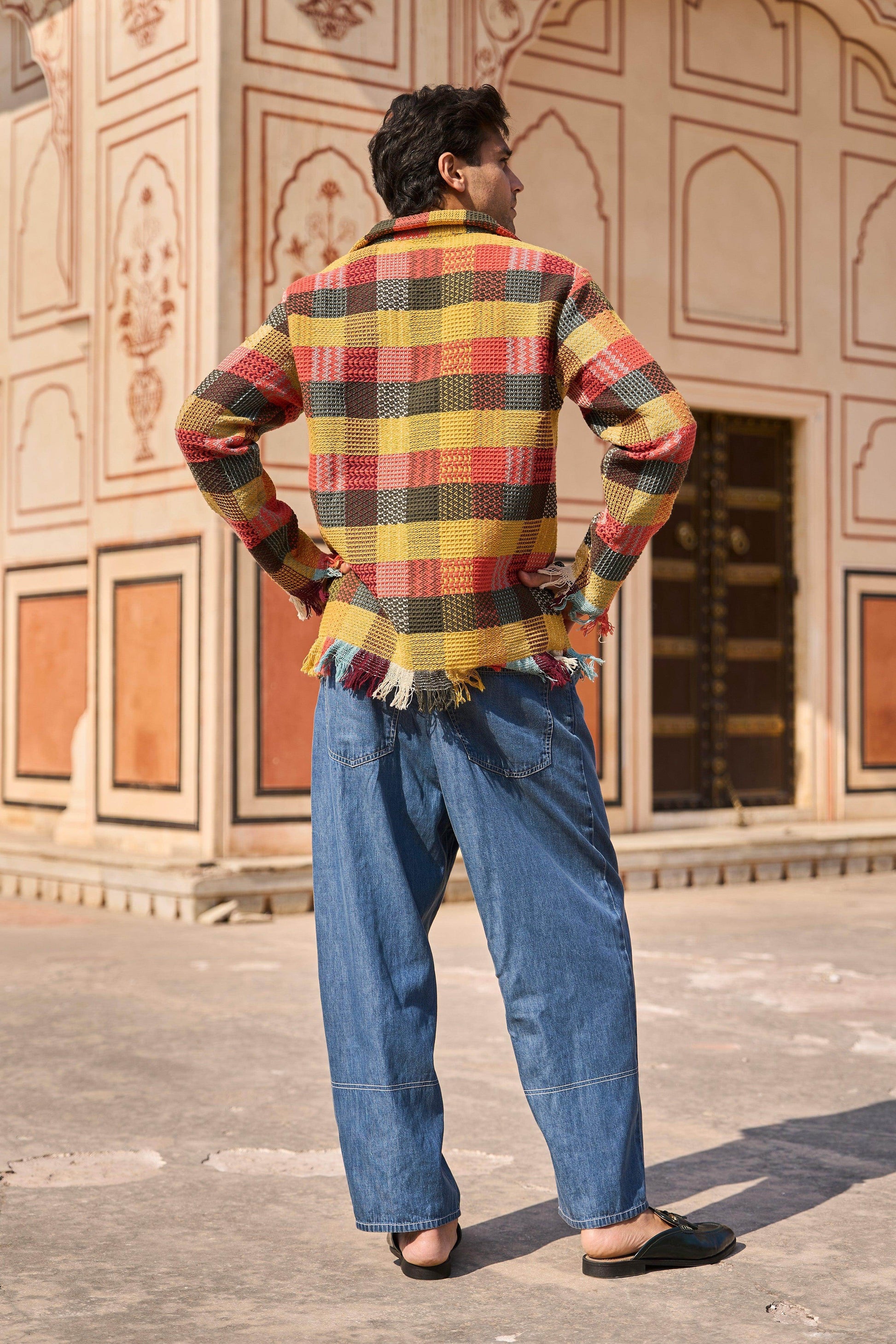 CHECK POPOVER SHIRT - dash and dot