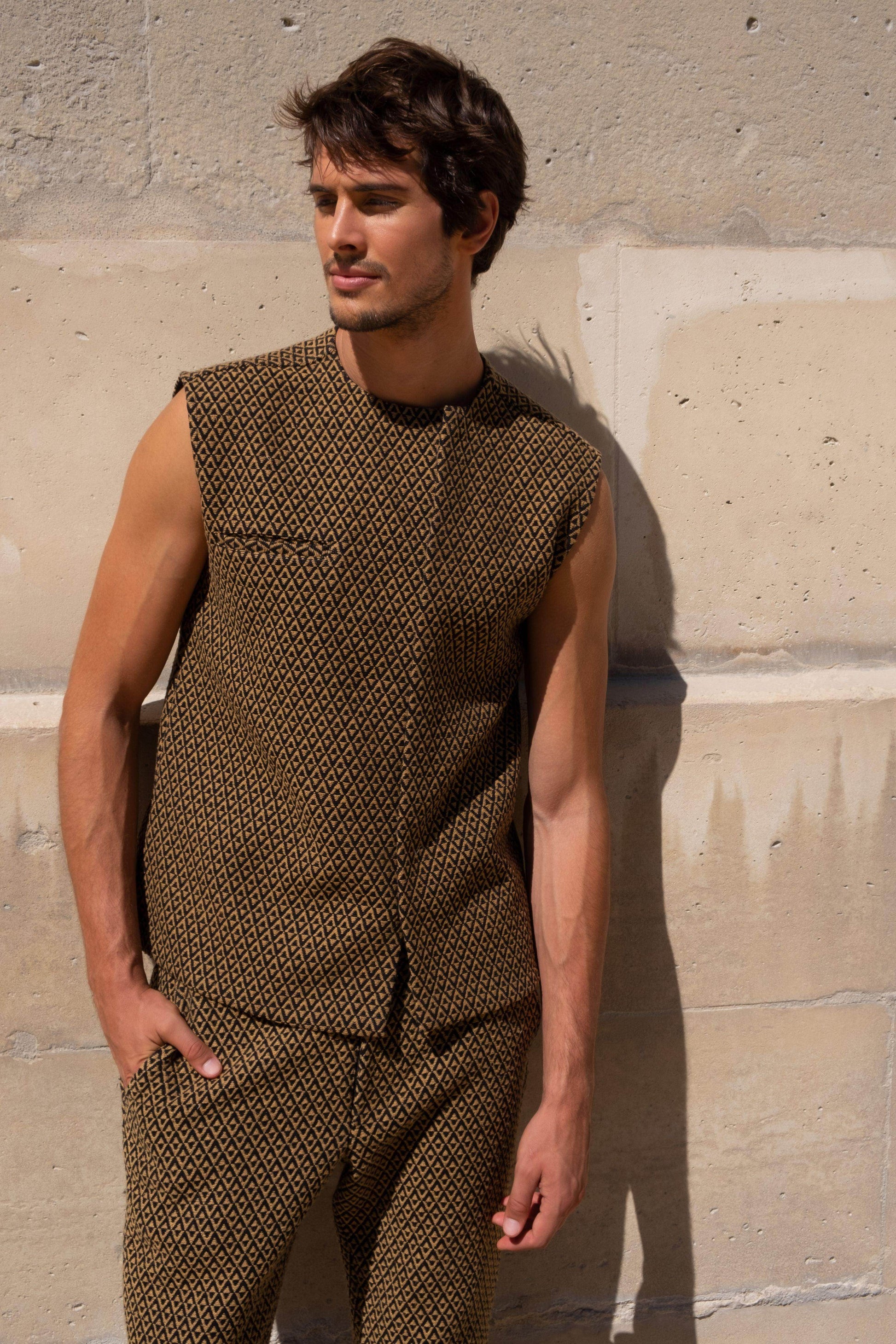 GEO JACQUARD JACKET SET - dash and dot