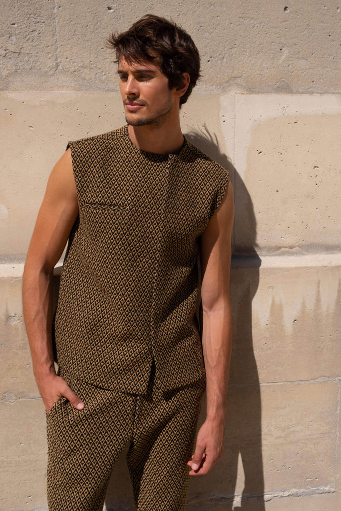 GEO JACQUARD JACKET SET - dash and dot dash and dot