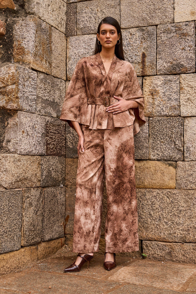 JACQUARD STRAIGHT PANT - dash and dot dash and dot