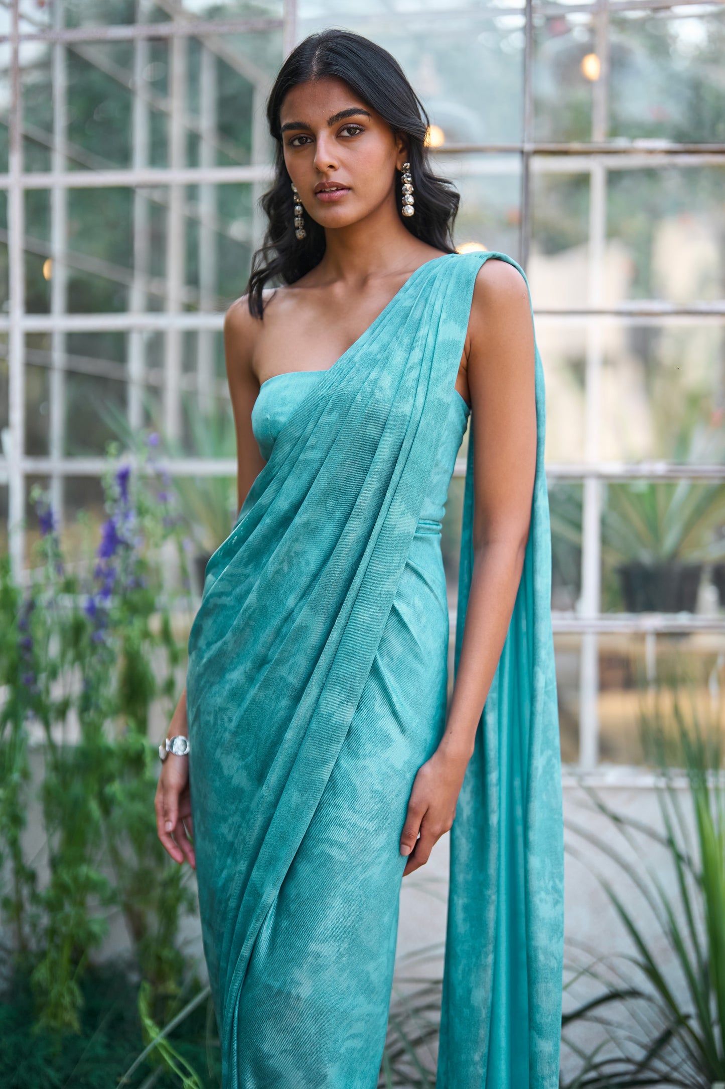 SARI DRAPE GOWN