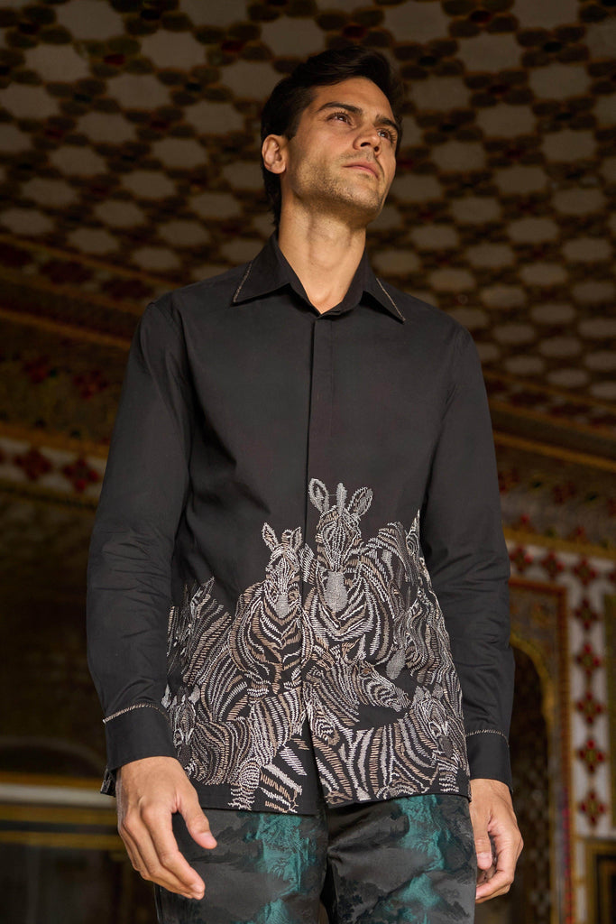 ZEBRA SHIRT - dash and dot dash and dot