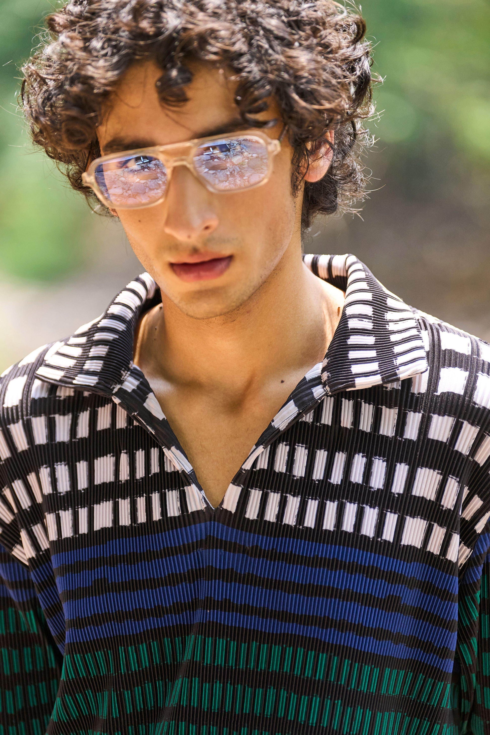 PLEATED SHORTS SET - dash and dot