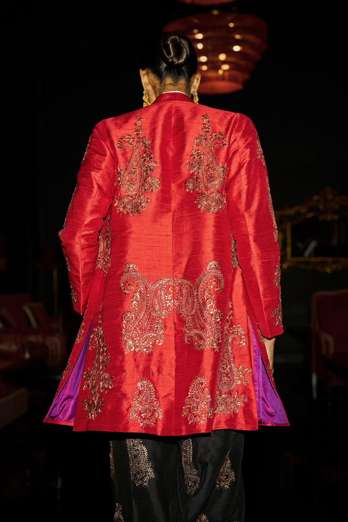 EMBROIDERED PAISLEY JACKET dash and dot