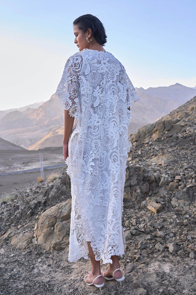 LACE KAFTAN DRESS - dash and dot dash and dot