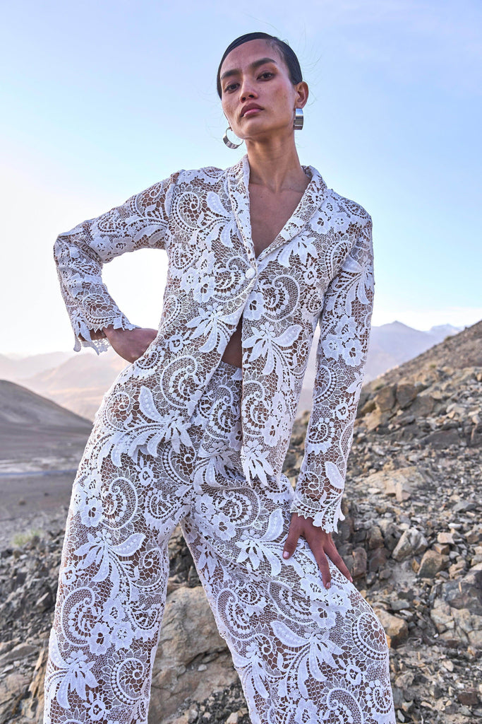 SCALLOPED LACE PANT - dash and dot dash and dot