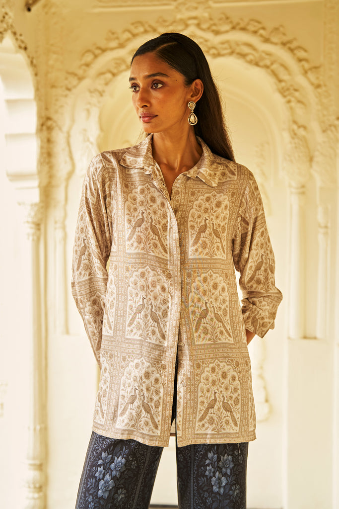 MUGHAL PRINT SHIRT dash and dot