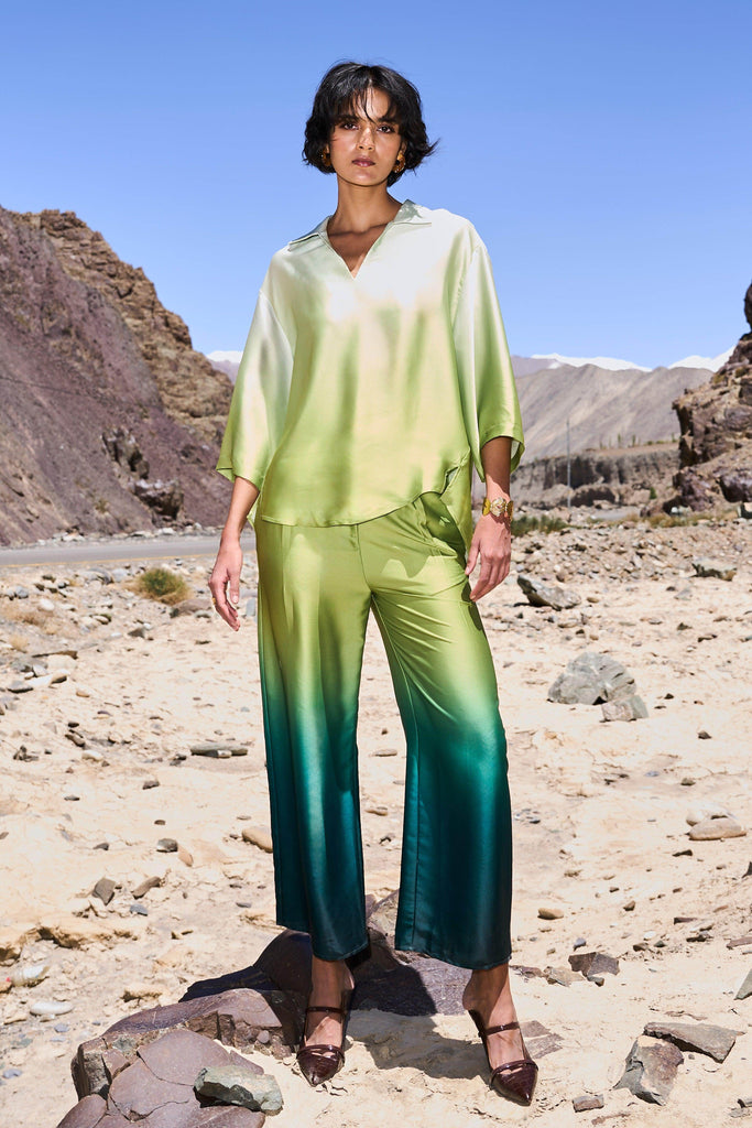 OMBRÉ SATIN PANT - dash and dot dash and dot