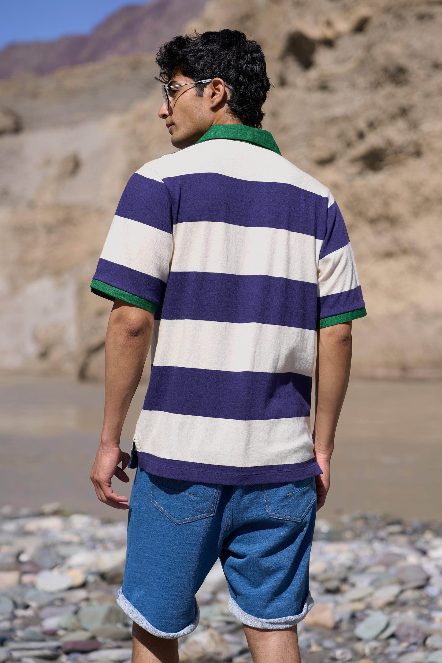 STRIPED POLO - dash and dot