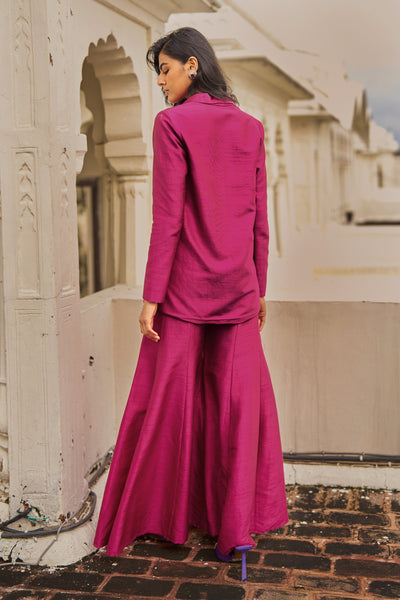 FUCHSIA FLARED PANT
