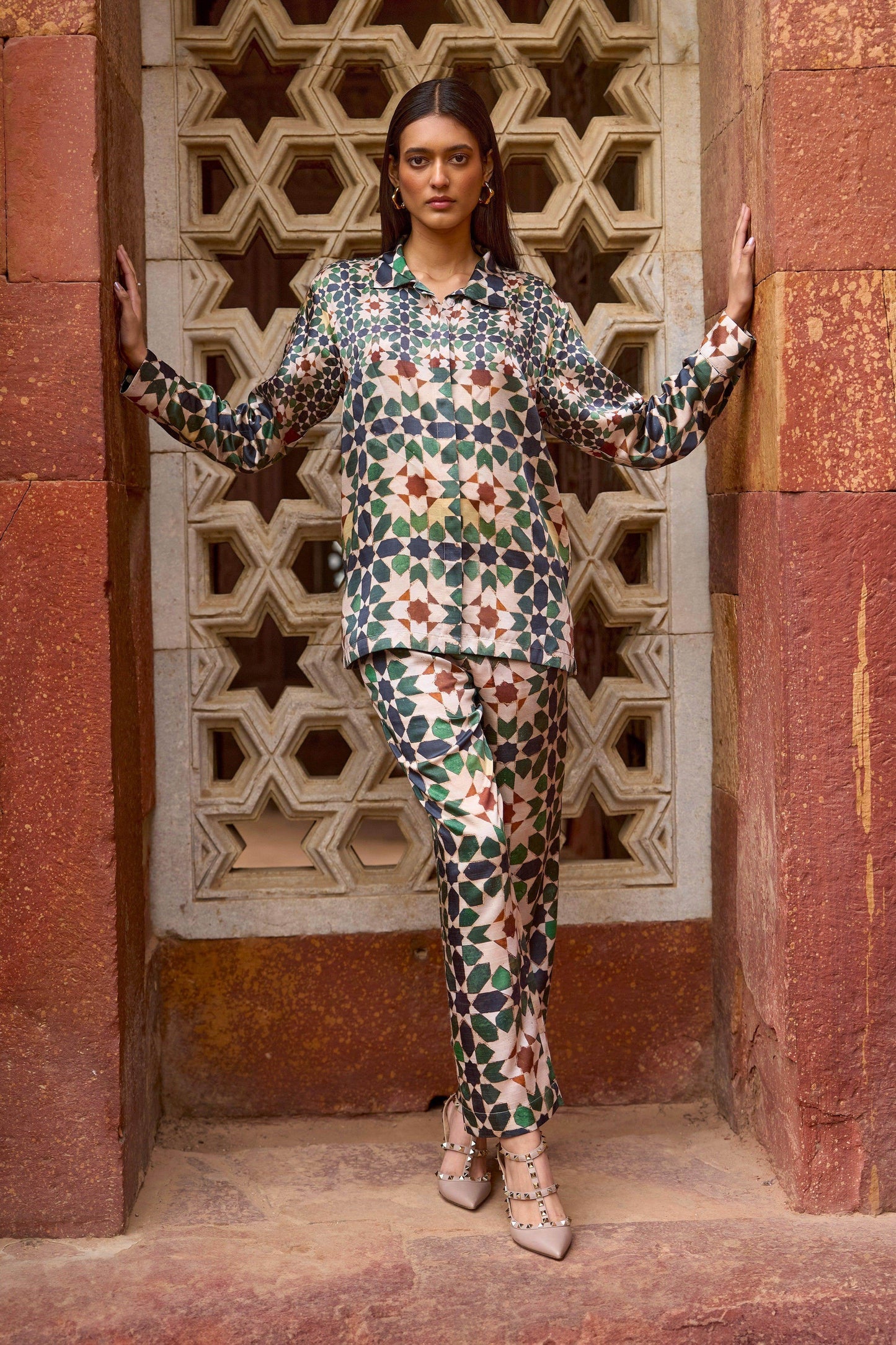 MOSAIC PRINT SET - dash and dot