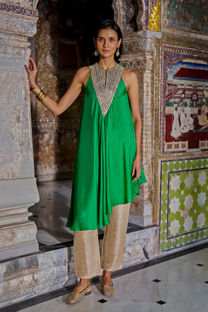 GOTA LONGLINE TOP & LINEN PANT dash and dot