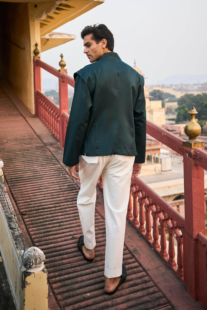 STRUCTURED EMBROIDERED SHIRT - dash and dot dash and dot